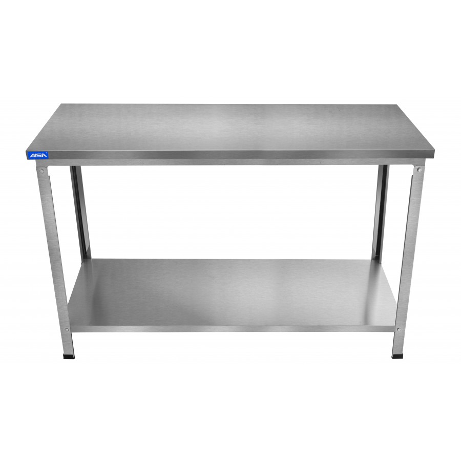 Mesa de Inox Paneleiro Liso Cego 60 x 150 - Aisa